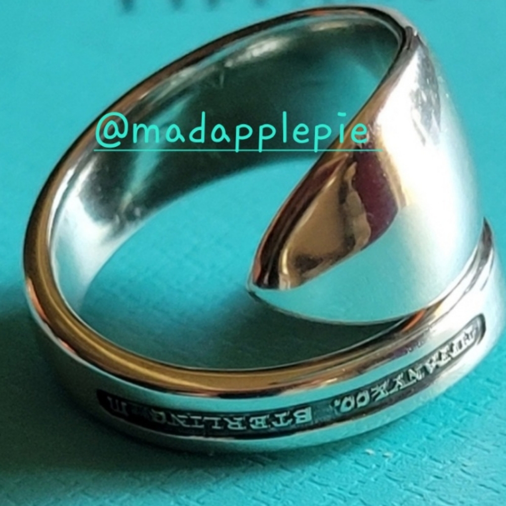 1910 Tiffany & Company Faneuil Spoon Ring #62 - Picture 5 of 10
